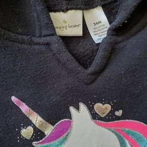 jumping beans Shirts & Tops - 🌹Girls Black Unicorn Hoodie Sweatshirt 24 months jumping beans Shirts & Tops - 🌹Girls Black Unicorn Hoodie Sweatshirt 24 months